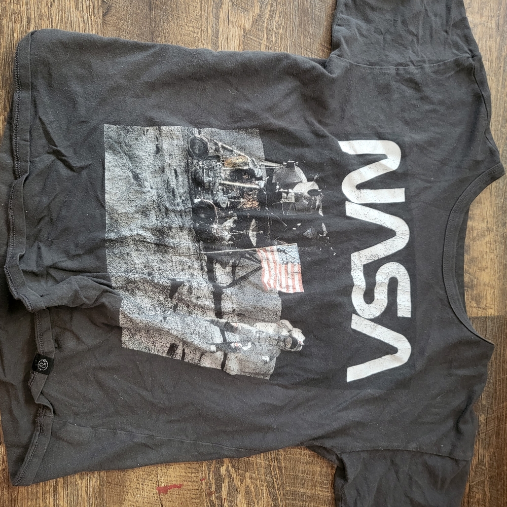 T&G Black NASA Short Sleeve Tee